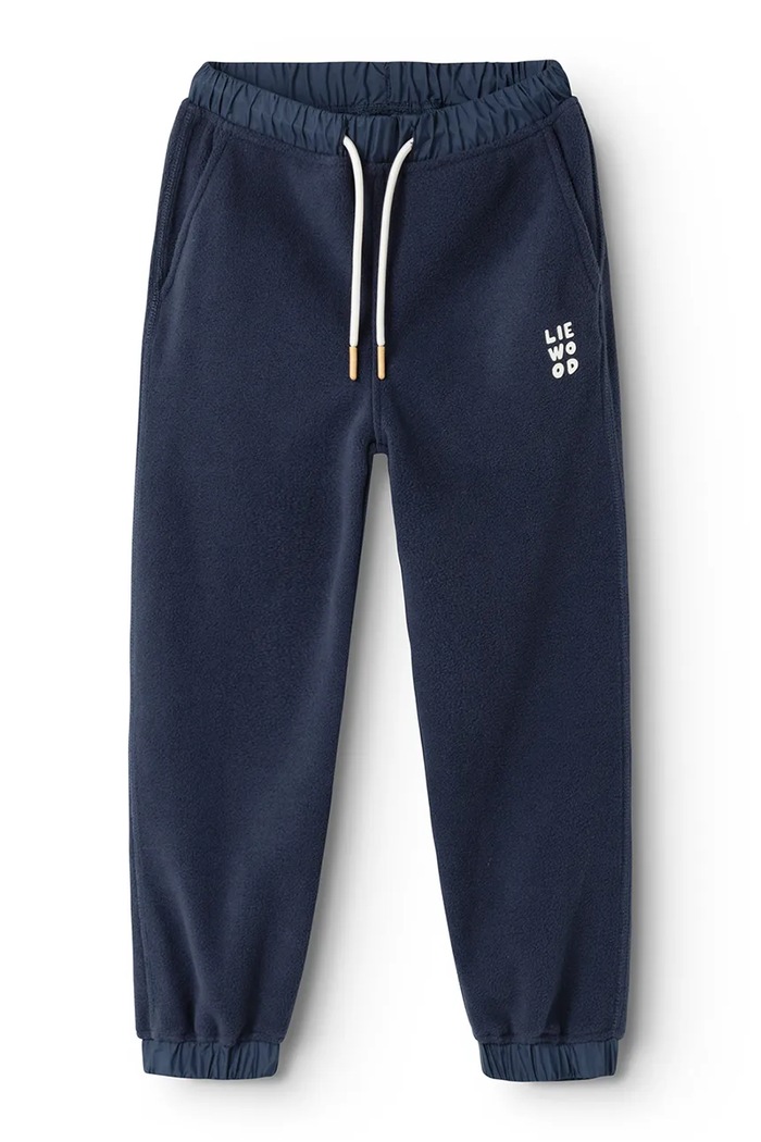 Liewood Παντελόνι επίσημο παιδικό Wendy Fleece Pants σκούρο μπλε LW20905.9BY2