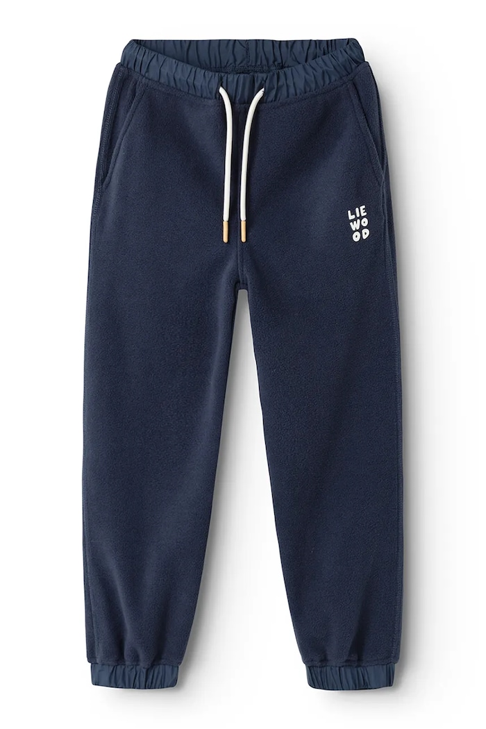 Liewood Παντελόνι επίσημο παιδικό Wendy Fleece Pants σκούρο μπλε LW20905.9BY2