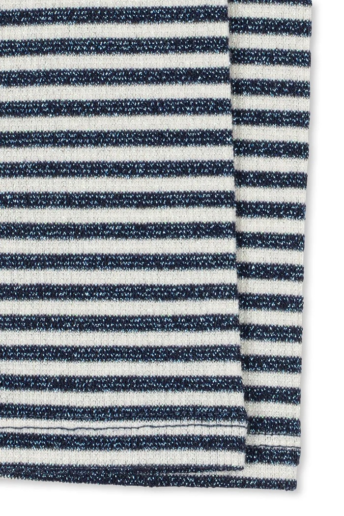 Legíny detské s bavlnou ROLI STRIPE PANTS OCS Konges Sløjd KS107380.9BY2 modrá