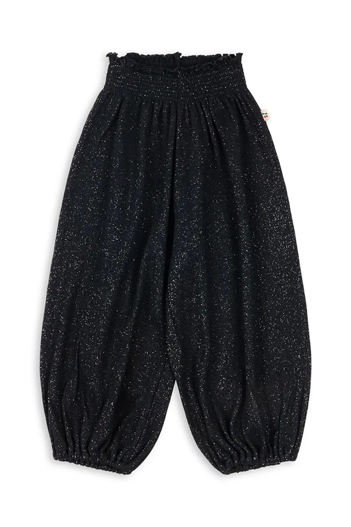 Konges Sløjd Pantaloni per bambini con cotone ROLI BALLOON PANTS OCS KS106213.9BY2 nero AW26