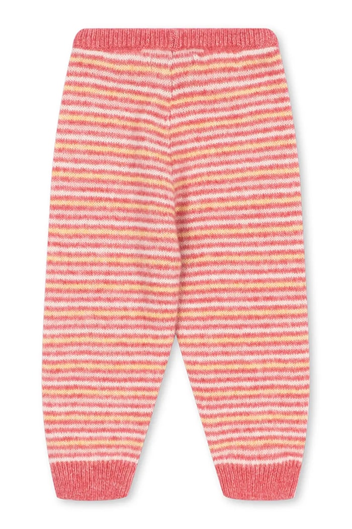Chłopiec Konges Sløjd Spodnie dziecięce z dodatkiem wełny PIPO PANTS KS106198.9BY2 różowy