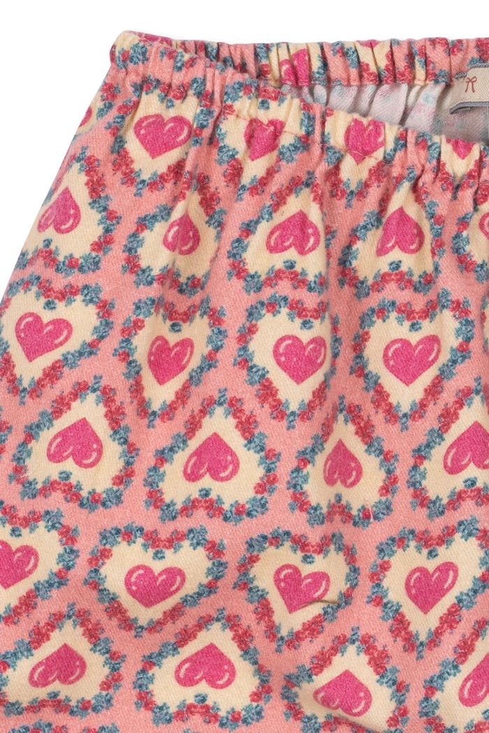 Chłopiec Konges Sløjd Spodnie dziecięce bawełniane MAITE PANTS GOTS KS106142.9BY2 różowy