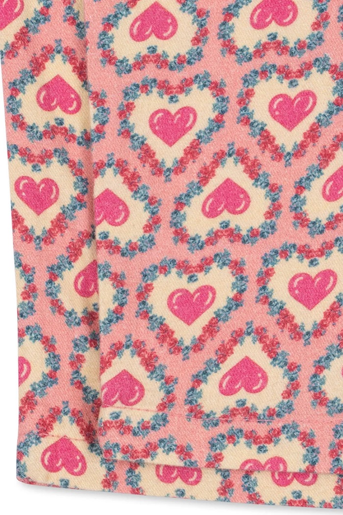 Spodnie dziecięce bawełniane MAITE PANTS GOTS Konges Sløjd KS106142.9BY2 różowy