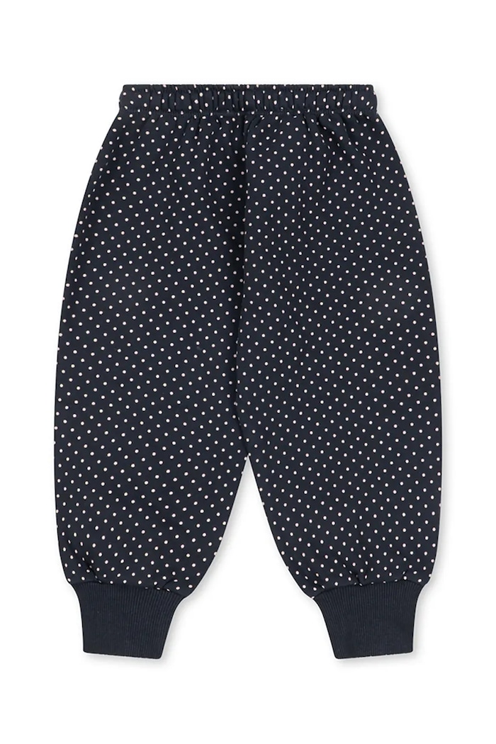 Konges Sløjd Спортивні штани дитячі з бавовною LOU DOT SWEAT PANTS GOTS KS106119.9BY2 темно-синій AW26