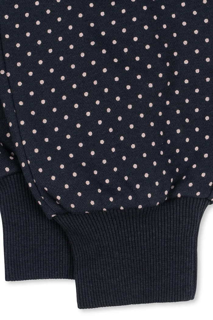 Teplákové nohavice detské s bavlnou LOU DOT SWEAT PANTS GOTS Konges Sløjd KS106119.9BY2 tmavomodrá