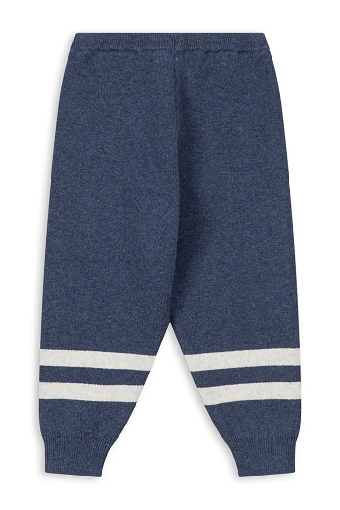 Konges Sløjd Spodnie dresowe dziecięce z dodatkiem wełny LAPIS PANTS WOOL KS106094.9BY2 granatowy AW26