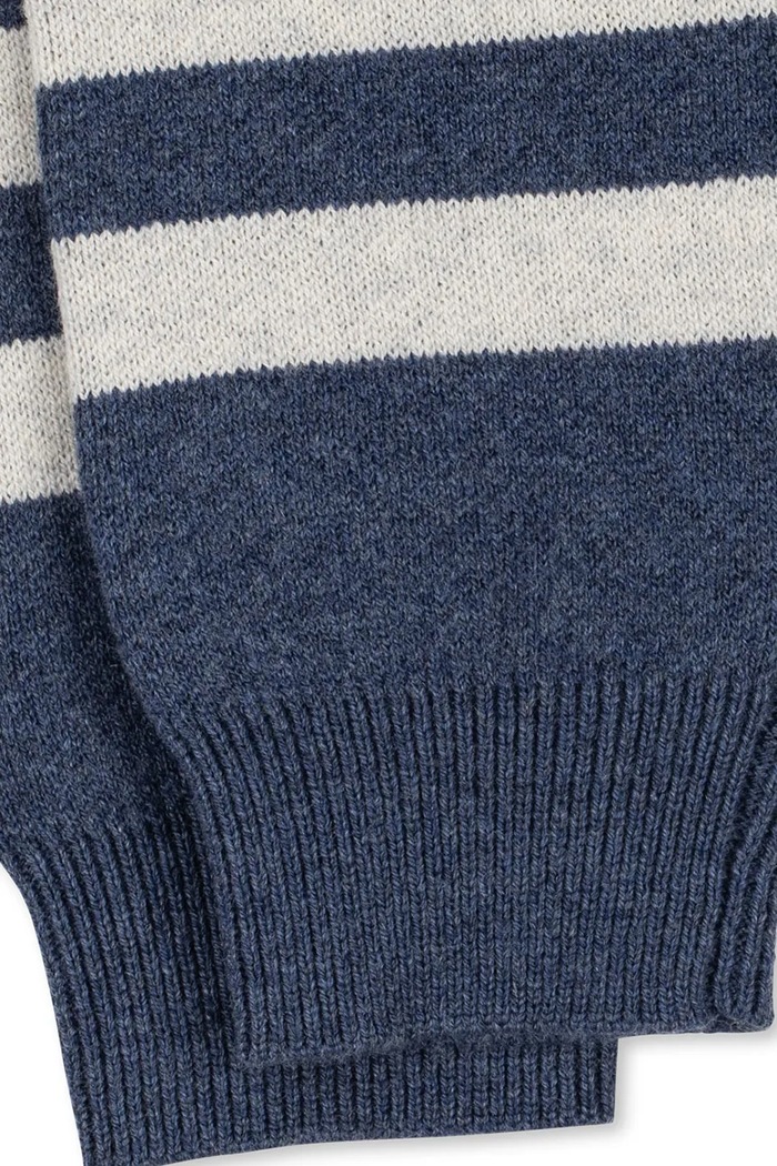Chłopiec Konges Sløjd Spodnie dresowe dziecięce z dodatkiem wełny LAPIS PANTS WOOL KS106094.9BY2 granatowy