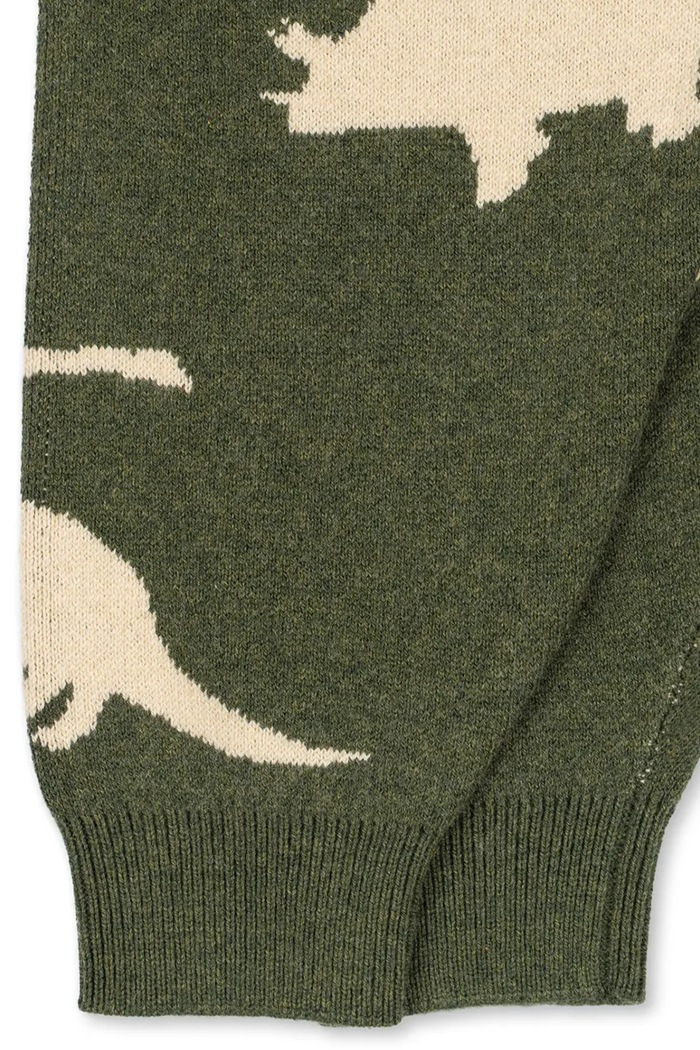 Pantaloni de trening pentru copii cu amestec de lână LAPIS PANTS WOOL Konges Sløjd KS106094.9BY2 verde