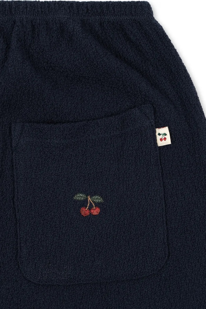 Chlapec Konges Sløjd Nohavice detské s bavlnou ROMY PANTS KS104420.9BY2 tmavomodrá