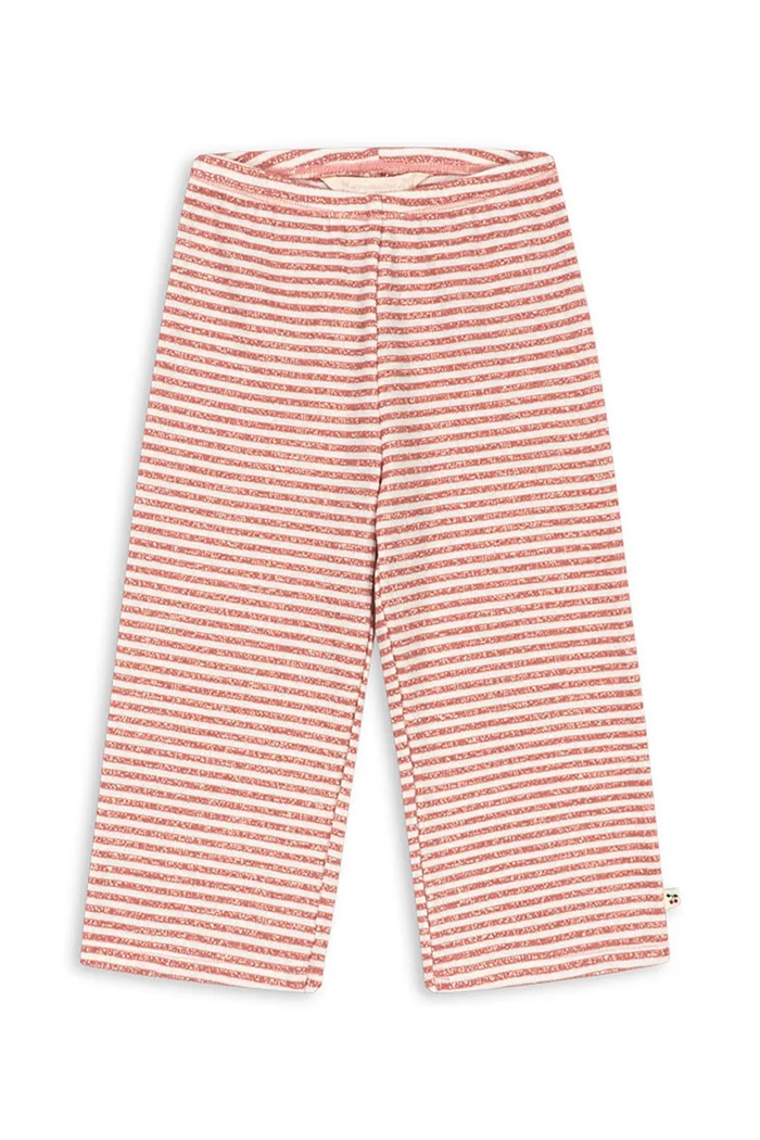 Konges Sløjd Hlače za djecu s pamukom ROLI STRIPE FLARED PANTS OCS roza KS107379.9BY2
