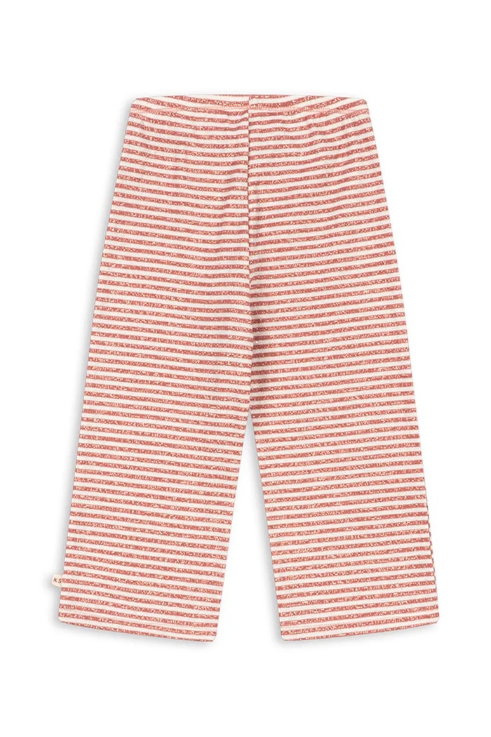 Konges Sløjd Hlače za djecu s pamukom ROLI STRIPE FLARED PANTS OCS KS107379.9BY2 roza AW26
