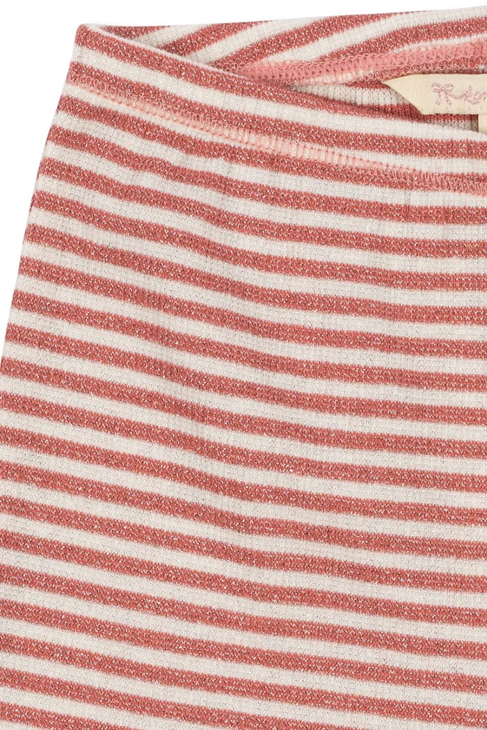 Dječaci Konges Sløjd Hlače za djecu s pamukom ROLI STRIPE FLARED PANTS OCS KS107379.9BY2 roza