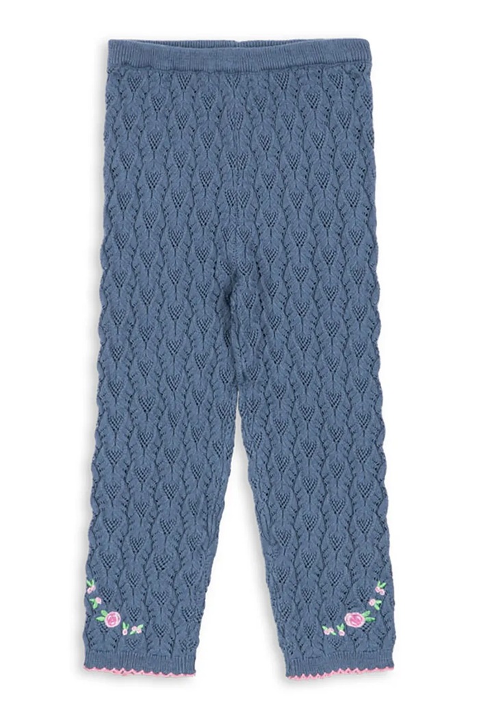 Konges Sløjd Legíny detské s bavlnou ROSIER PANTS modrá KS106225.9BY2