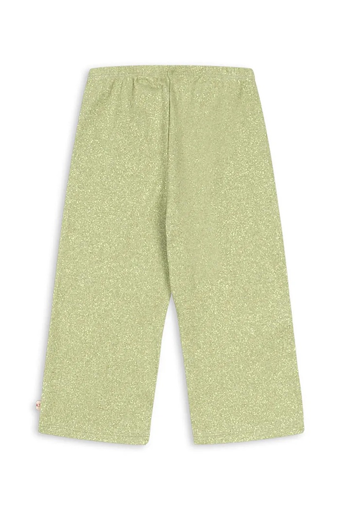 BIMBA Konges Sløjd Pantaloni per bambini con cotone ROLI FLARED PANTS OCS KS106217.9BY2 verde