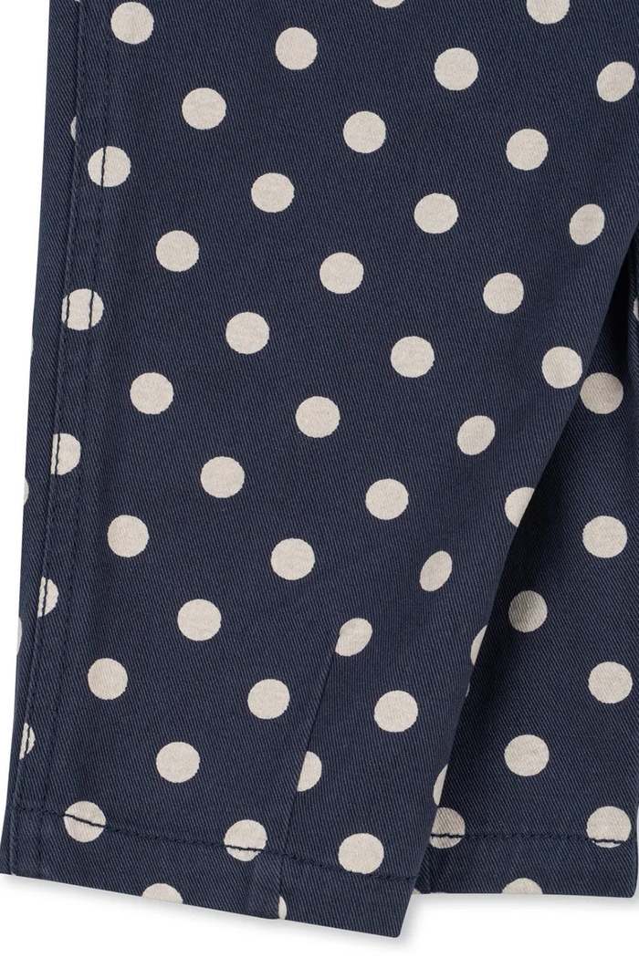 Nohavice baggy detské bavlnené NOLA PANTS GOTS Konges Sløjd KS106188.9BY2 tmavomodrá