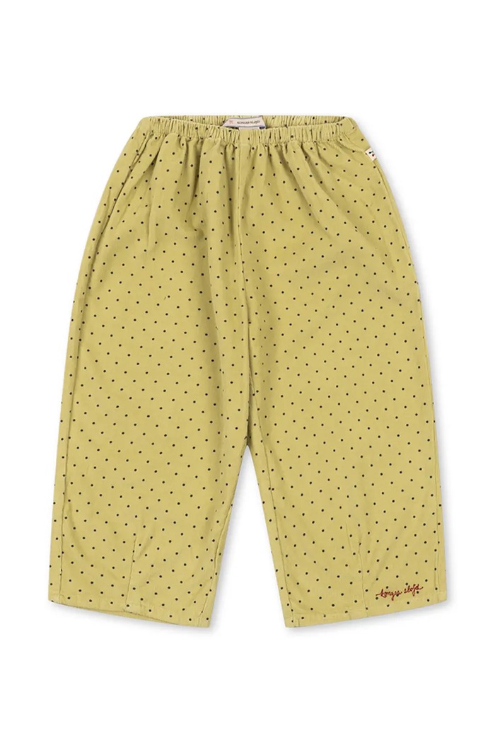 Konges Sløjd Straight hlače za djecu od pamuka MARLO PANTS GOTS KS106147.9BY2 žuta AW26