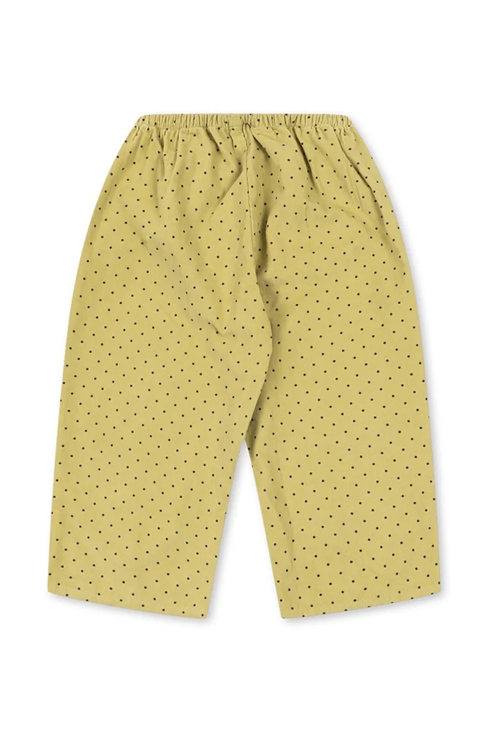 Dječaci Konges Sløjd Straight hlače za djecu od pamuka MARLO PANTS GOTS KS106147.9BY2 žuta