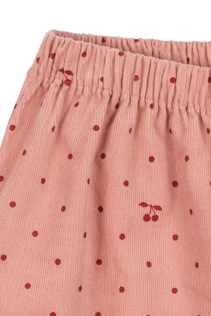 Spodnie straight dziecięce bawełniane MARLO PANTS GOTS Konges Sløjd KS106147.9BY2 różowy