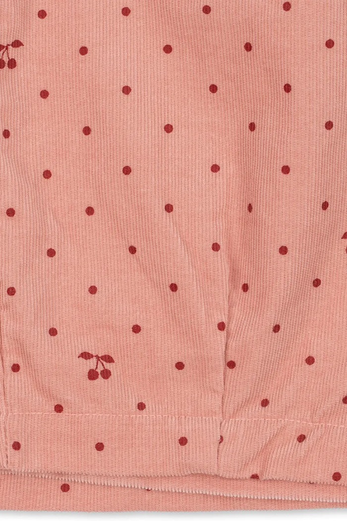 Spodnie straight dziecięce bawełniane MARLO PANTS GOTS Konges Sløjd różowy KS106147.9BY2