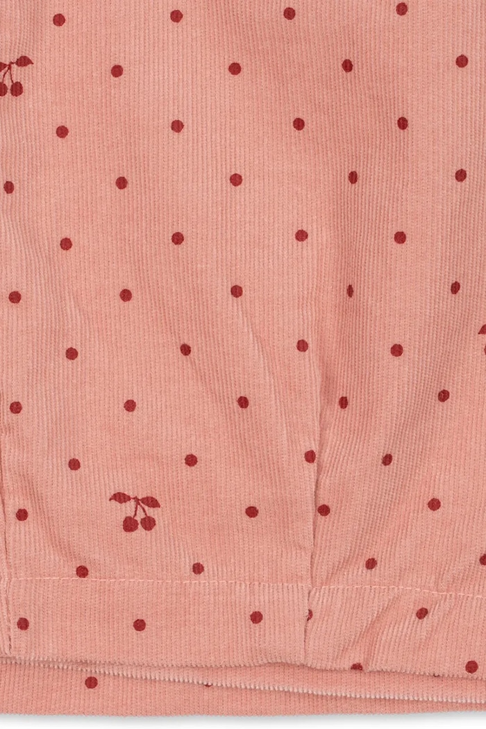 Штани straight дитячі бавовняні MARLO PANTS GOTS Konges Sløjd рожевий KS106147.9BY2