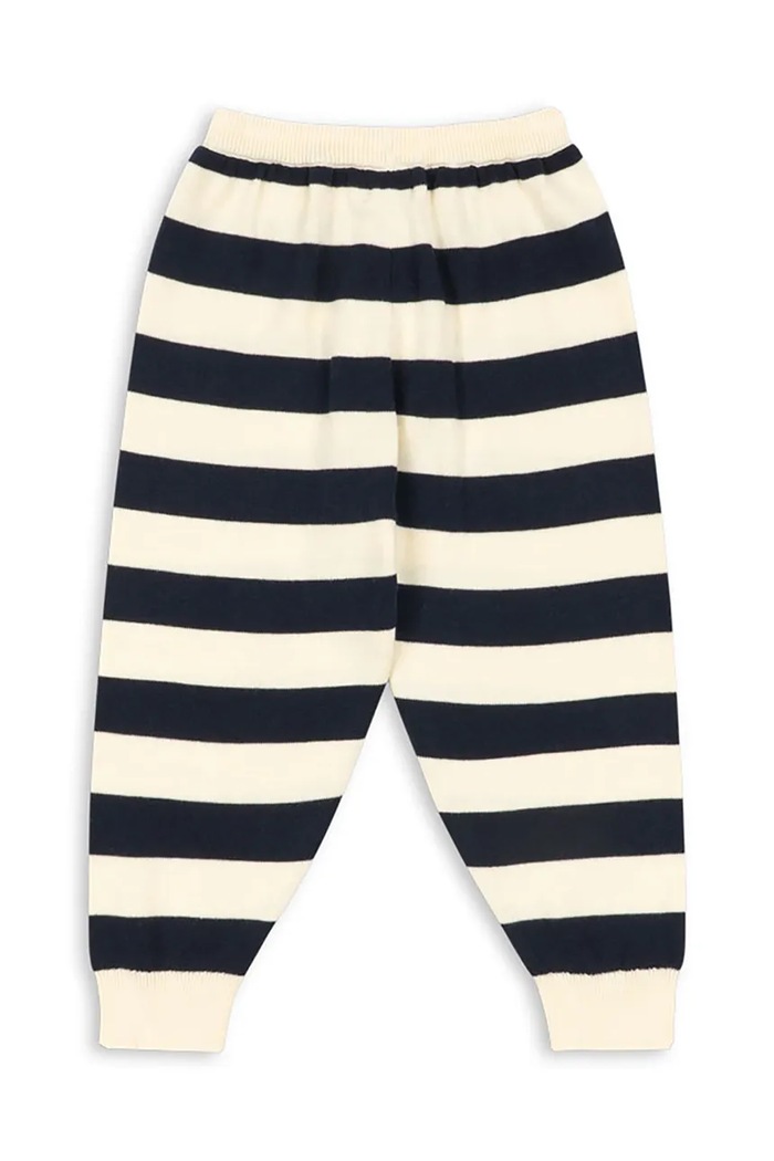 Konges Sløjd Spodnie dziecięce bawełniane MANIS KNIT PANTS KS106143.9BY2 granatowy AW26