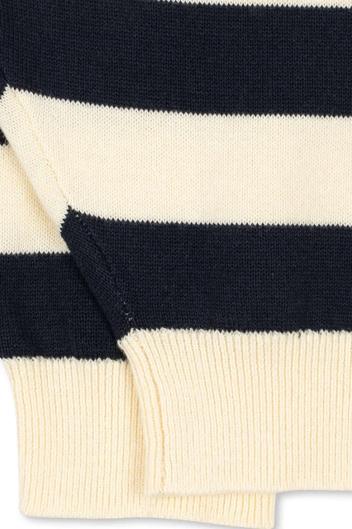 Spodnie dziecięce bawełniane MANIS KNIT PANTS Konges Sløjd KS106143.9BY2 granatowy