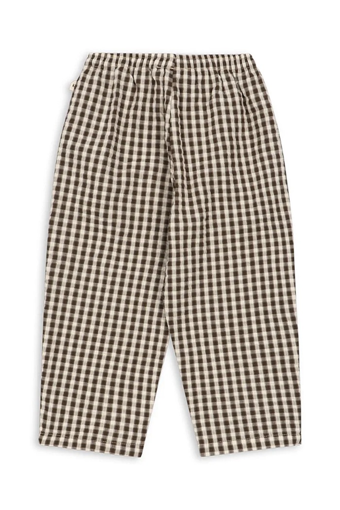 Konges Sløjd Spodnie dziecięce bawełniane KIM PANTS GOTS KS106067.9BY2 brązowy AW26