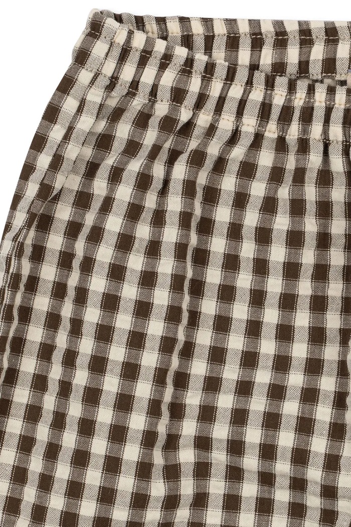 Chłopiec Konges Sløjd Spodnie dziecięce bawełniane KIM PANTS GOTS KS106067.9BY2 brązowy
