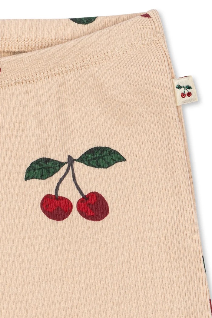 Chłopiec Konges Sløjd Spodnie dziecięce bawełniane z elastanem ELLA PANTS GOTS KS105984.9BY2 beżowy