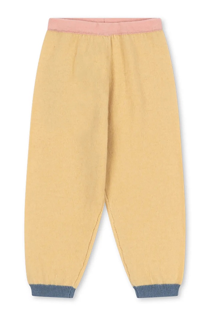 Konges Sløjd Nohavice detské vlnené COLLETTI PANTS KS105958.9BY2 žltá AW26
