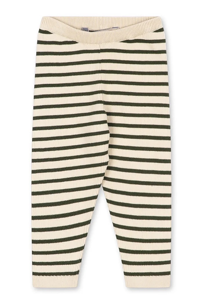 Konges Sløjd Legginsy dziecięce bawełniane BUMA LEGGINS GOTS zielony KS105927.9BY2