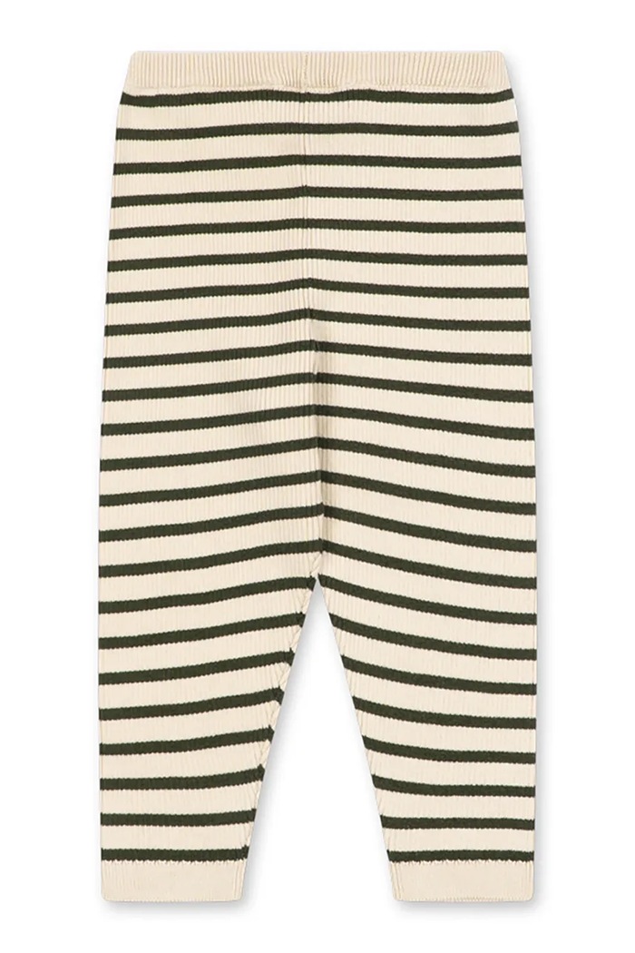 Konges Sløjd Legginsy dziecięce bawełniane BUMA LEGGINS GOTS KS105927.9BY2 zielony AW26