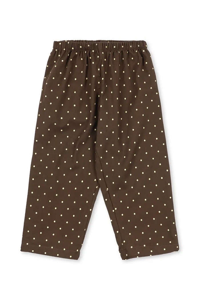 Konges Sløjd Παντελόνι παιδικό βαμβακερό ALFE PANTS GOTS KS105877.9BY2 καφέ AW26