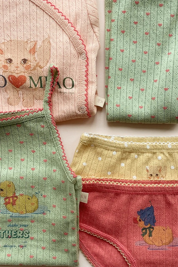 Legginsy dziecięce bawełniane MINNIE PANTS GOTS Konges Sløjd zielony KS106171.9BY2