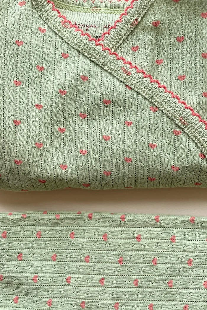 Konges Sløjd Legginsy dziecięce bawełniane MINNIE PANTS GOTS KS106171.9BY2