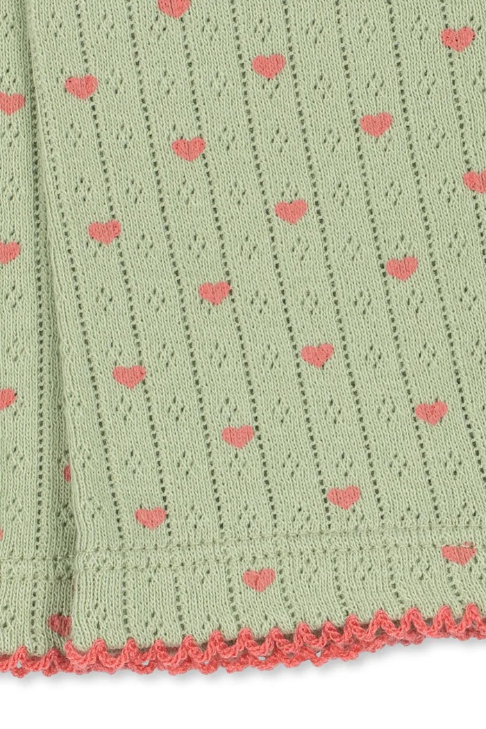 Legginsy dziecięce bawełniane MINNIE PANTS GOTS Konges Sløjd KS106171.9BY2 zielony