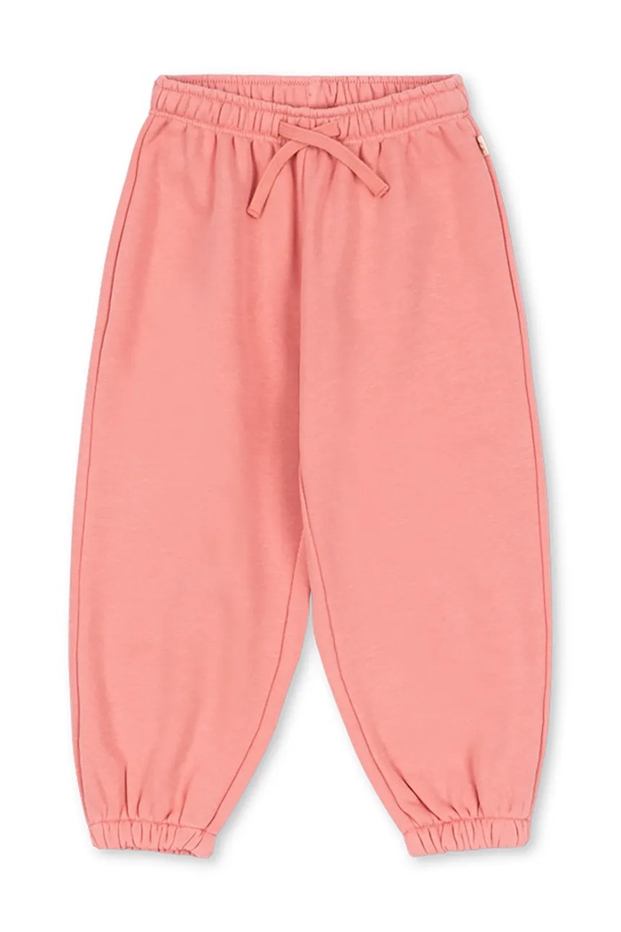 Konges Sløjd Spodnie dresowe dziecięce z bawełną LOU SWEAT PANTS GOTS różowy KS106106.9BY2