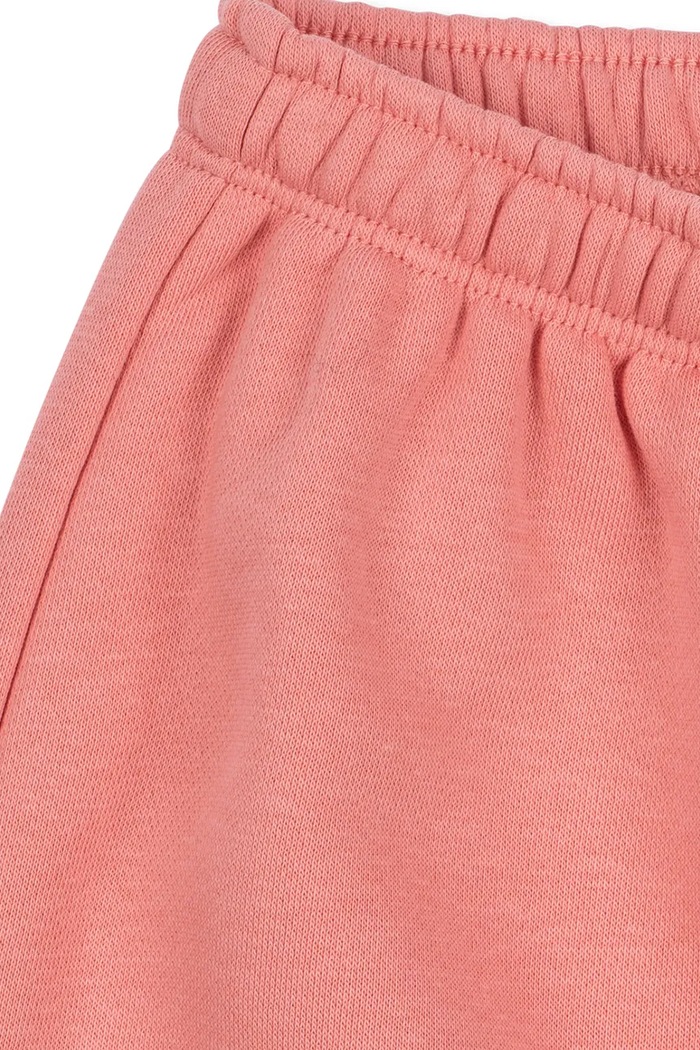 Chłopiec Konges Sløjd Spodnie dresowe dziecięce z bawełną LOU SWEAT PANTS GOTS KS106106.9BY2 różowy
