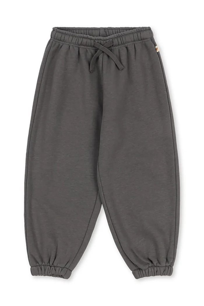 Konges Sløjd Pantaloni de trening pentru copii cu bumbac LOU SWEAT PANTS GOTS gri KS106106.9BY2
