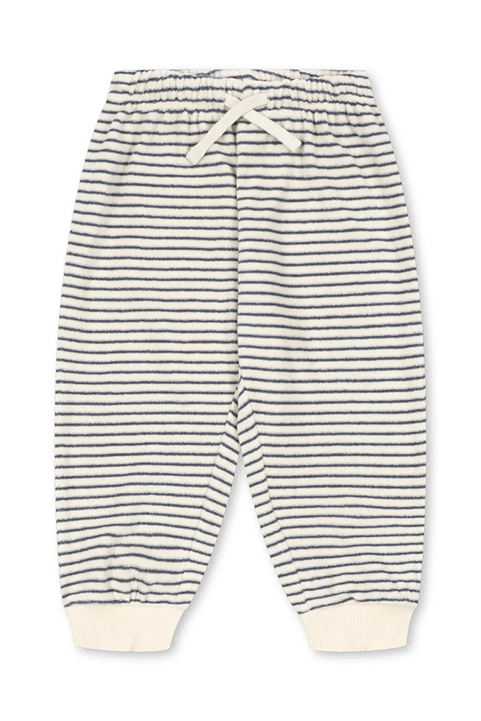 Konges Sløjd Donji dio trenirke za djecu od pamuka ITTY SWEAT PANTS GOTS bijela KS106044.9BY2