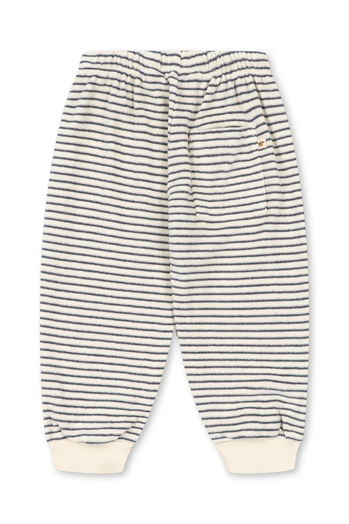 Konges Sløjd Donji dio trenirke za djecu od pamuka ITTY SWEAT PANTS GOTS KS106044.9BY2 bijela AW26