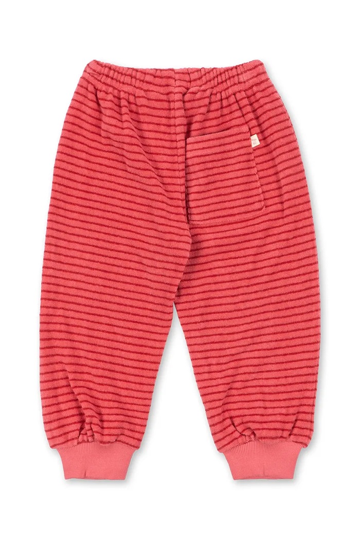 Konges Sløjd pantaloni da tuta per bambini in cotone ITTY SWEAT PANTS GOTS KS106044.9BY2 rosa AW26