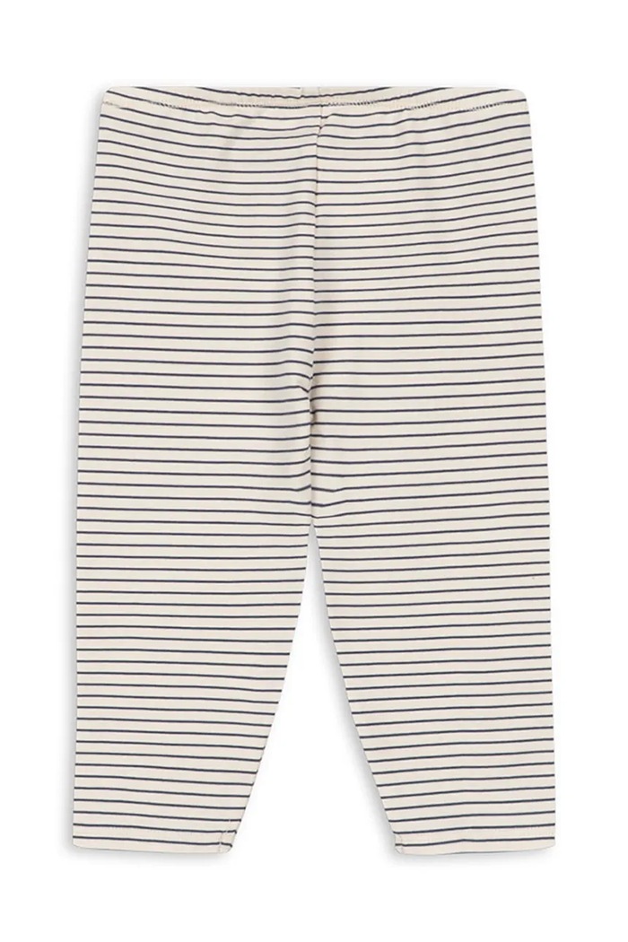 Konges Sløjd Tajice za djecu od pamuka s elastanom BASIC PANTS GOTS KS105899.9BY2 bijela AW26