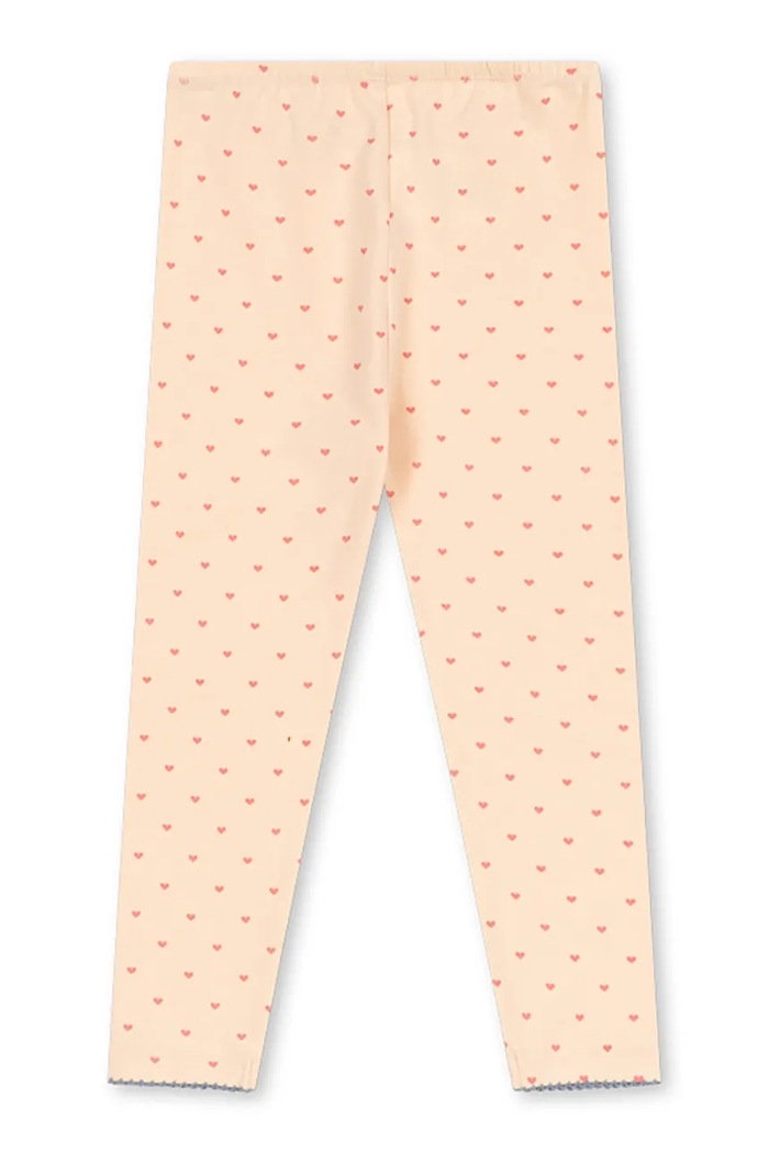 Konges Sløjd pajkice otroške bombažne z elastanom BASIC PANTS GOTS KS105899.9BY2 roza AW26