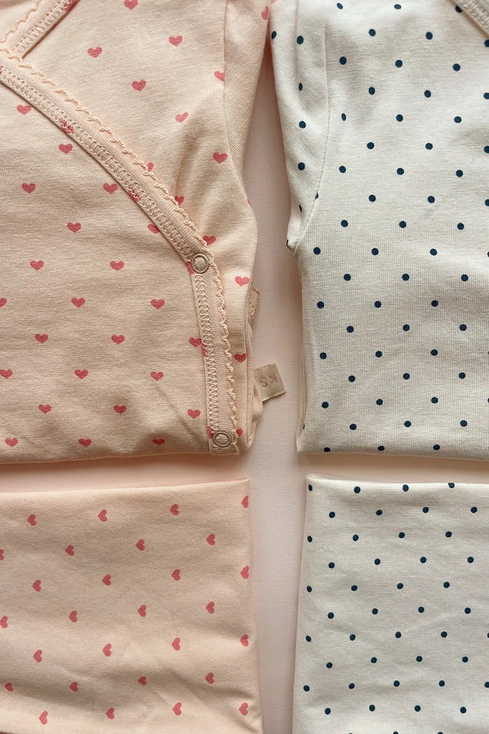 Tajice za djecu od pamuka s elastanom BASIC PANTS GOTS Konges Sløjd bež KS105899.9BY2