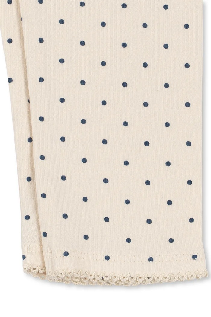 Tajice za djecu od pamuka s elastanom BASIC PANTS GOTS Konges Sløjd KS105899.9BY2 bež
