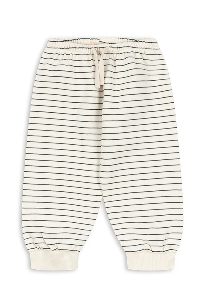 Konges Sløjd donji dio trenirke za djecu s pamukom AMIO SWEAT PANTS OCS bijela KS105879.9BY2