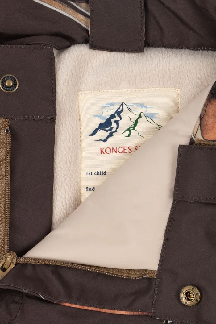 Chłopiec Konges Sløjd Spodnie narciarskie dziecięce MISMOU SNOW PANTS KS105743.9BY2 brązowy