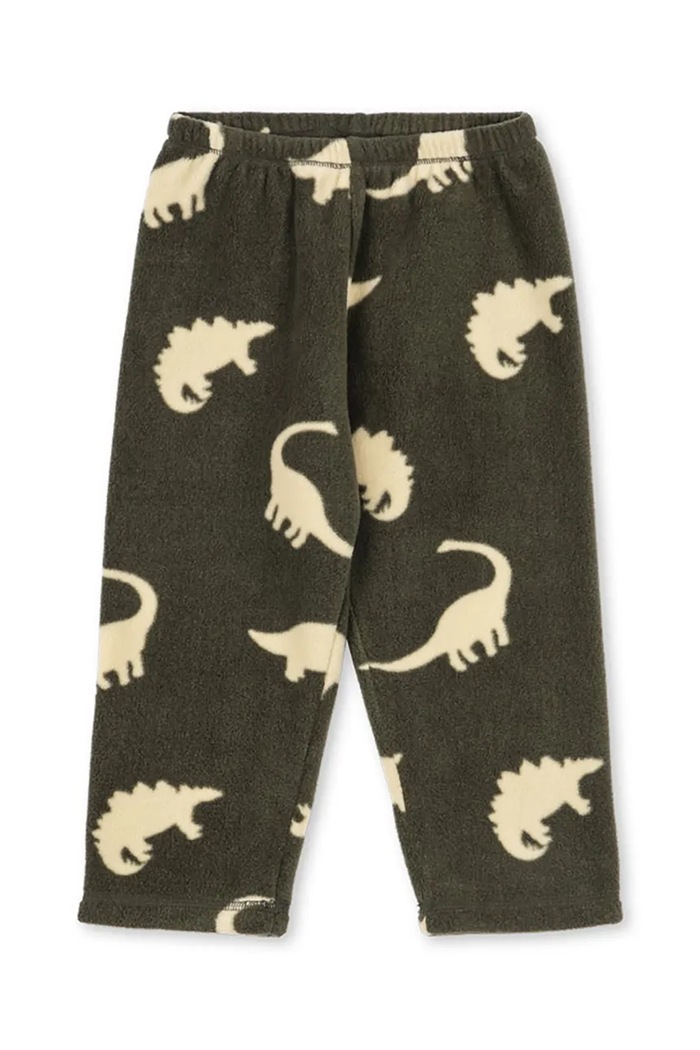 Konges Sløjd παντελόνι επίσημο παιδικό φλις TAVI FLEECE PANTS GRS πράσινο KS105773.9BY2