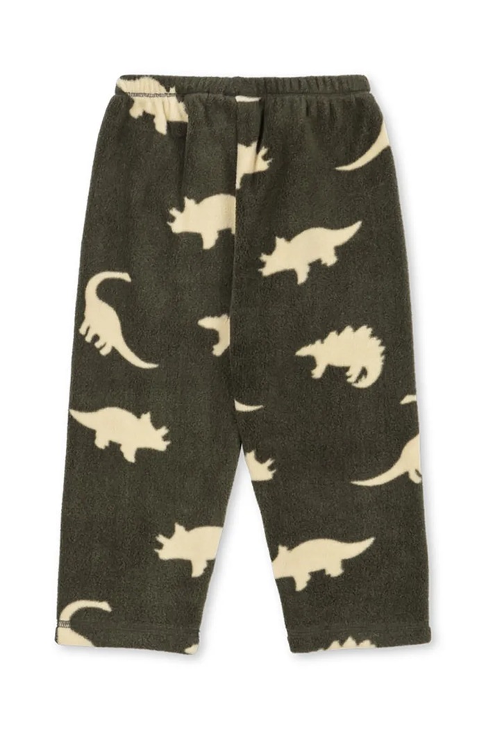 Konges Sløjd παντελόνι επίσημο παιδικό φλις TAVI FLEECE PANTS GRS KS105773.9BY2 πράσινο AW26